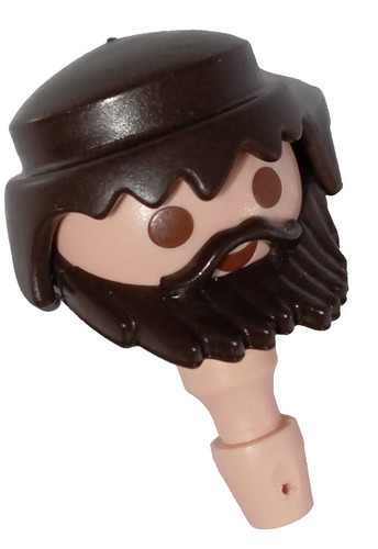 Playmobil cabeza peluca barba - cabeza,