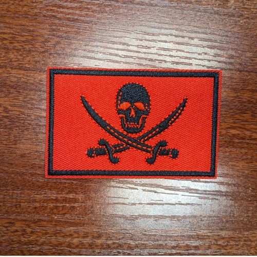 Patch pirata bandiera rossa - , no