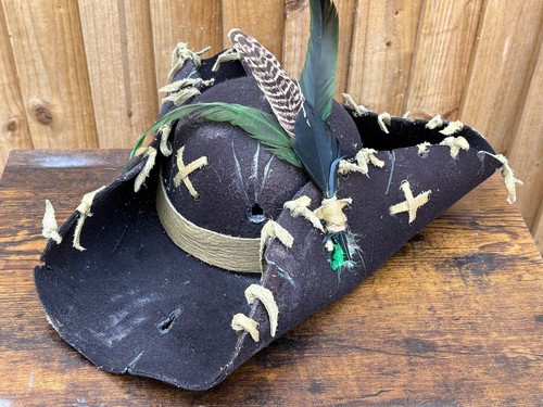 Cappello pirata tricorno nero