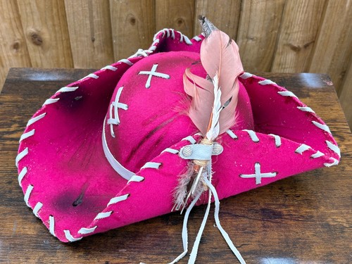 Cappello pirata tricorno rosa - pirata,
