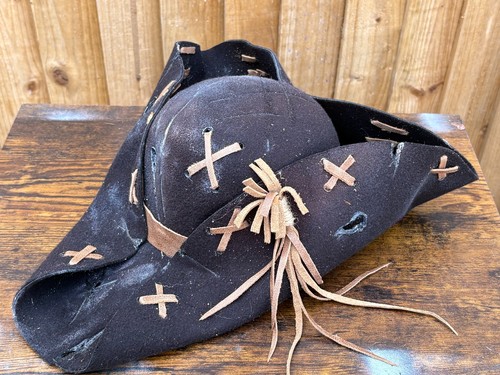 Cappello pirata tricorno - , nero
