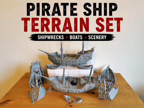 Set terreno nave pirata mm - set,