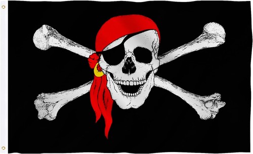 Bandiera pirata 3x5 esterno - bandiera,