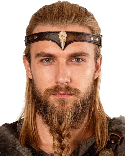 Cerchietto pelle pirata - pelle,