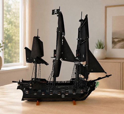 Black pearl pirate ship 2862 - black,