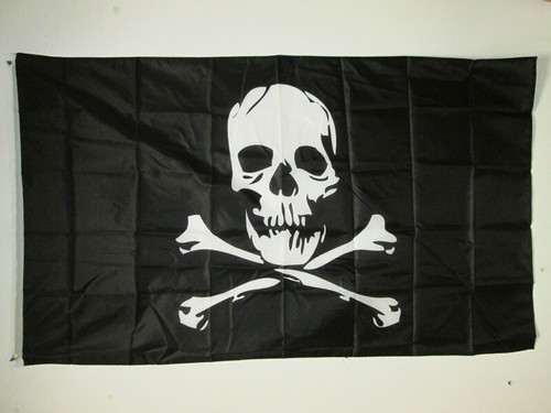 Drapeau pirate tête mort - pirate, de