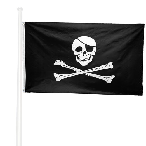 Bandiera pirati 150x90 - bandiera, jolly