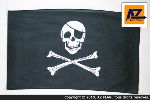 Drapeau pirate tí mort - drapeau,