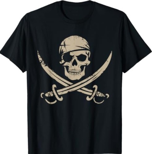 Maglietta pirata teschio - , e