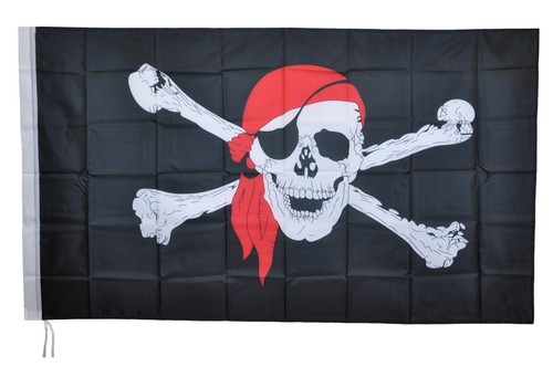 Bandiera pirati con - pirati, bandana